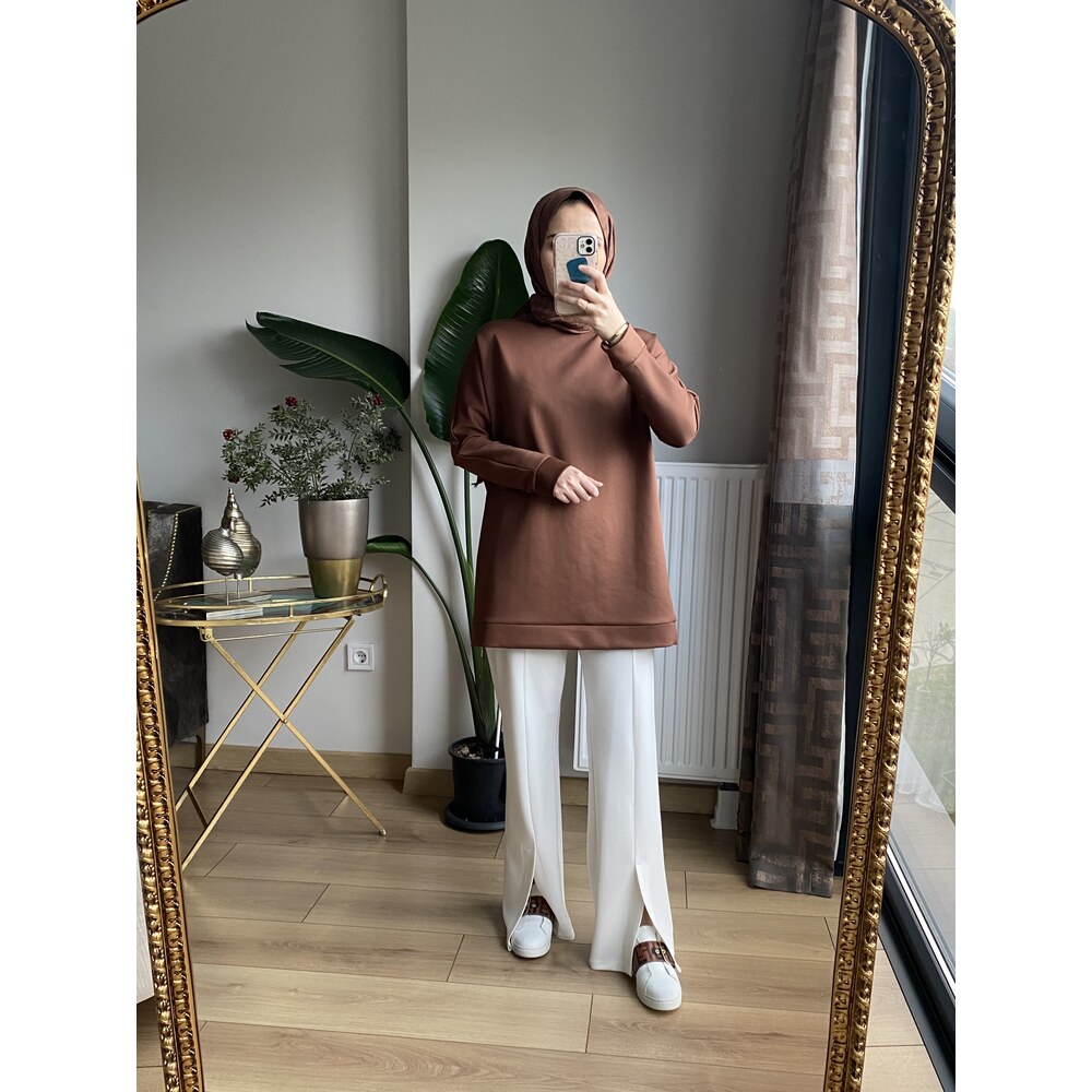 Sucuba tunik acı kahve