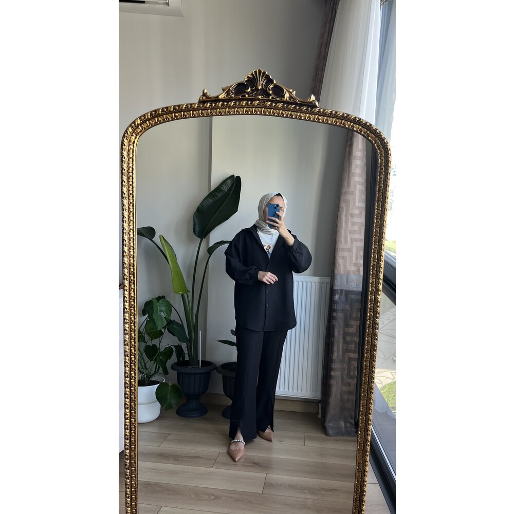 Siyah Gofre Takım — fotoğraf 2