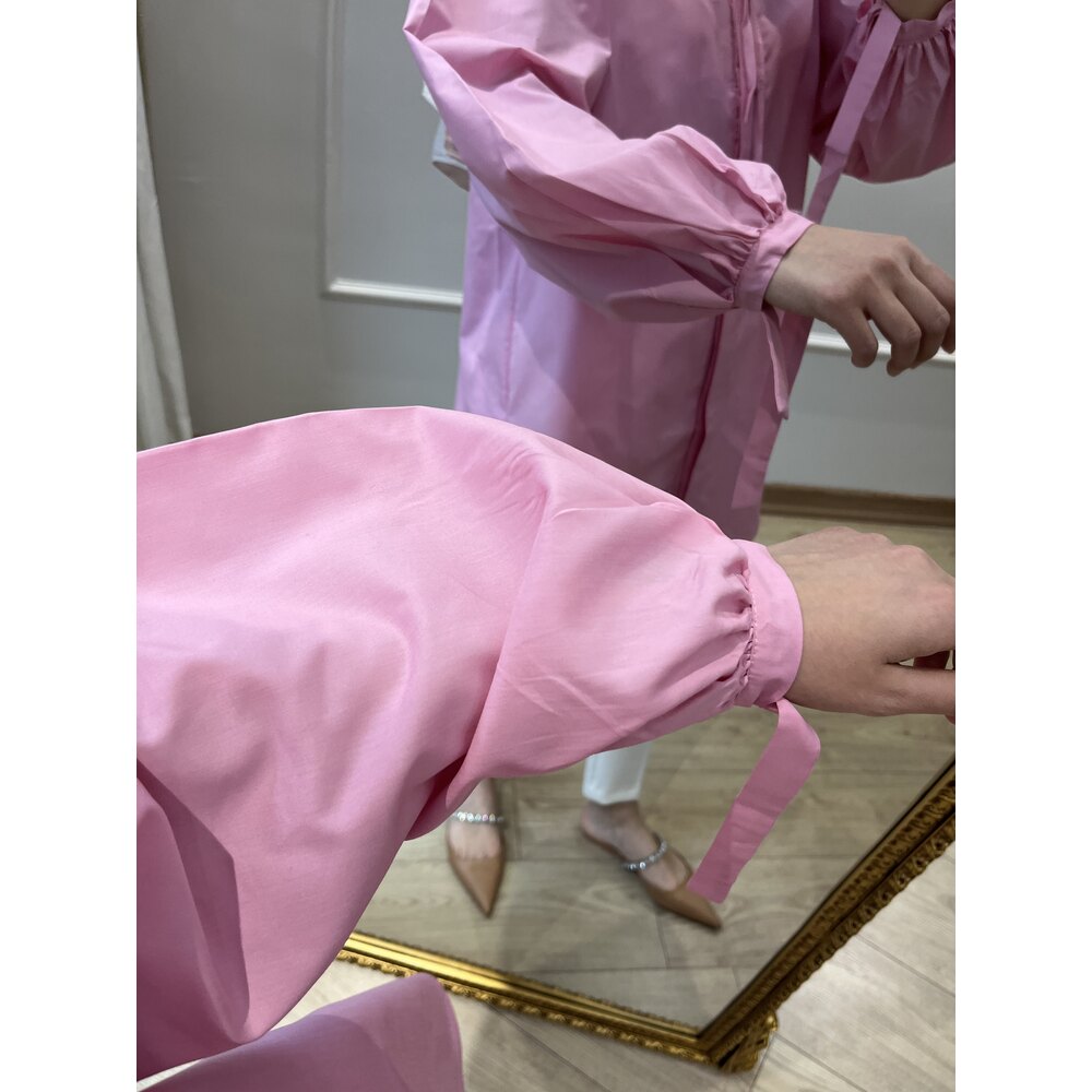 Seyyar yakalı gömlek pembe — fotoğraf 3