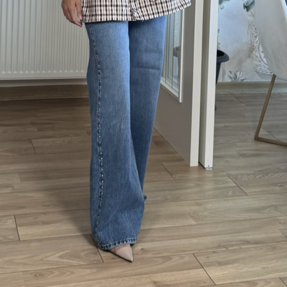 Zımba Detaylı jean